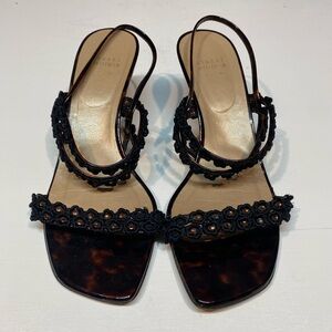 Stuart Weitzman Black‎ and Brown Heels Size 8.5M